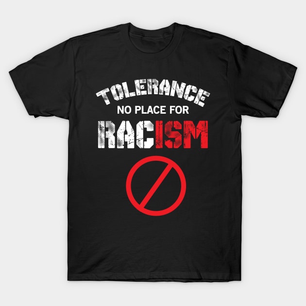 Say No To Racism T-Shirt by CRE4TIX